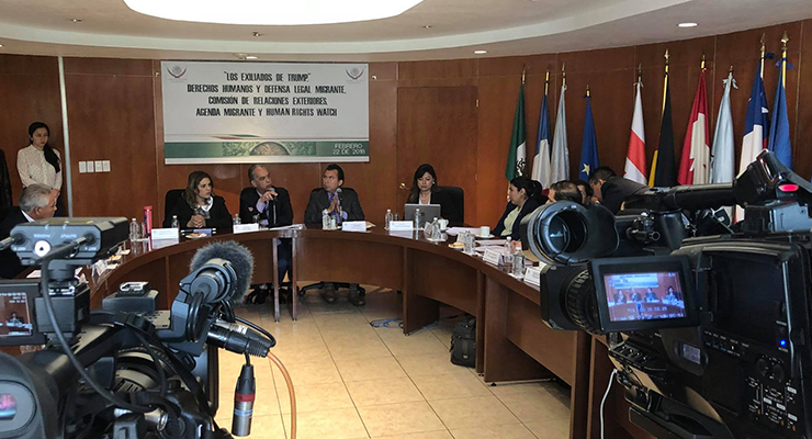 Speaking at the Mexican House of Representatives