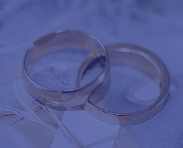 Wedding rings symbolizing green card immigration through marriage