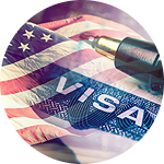 An image displaying a visa